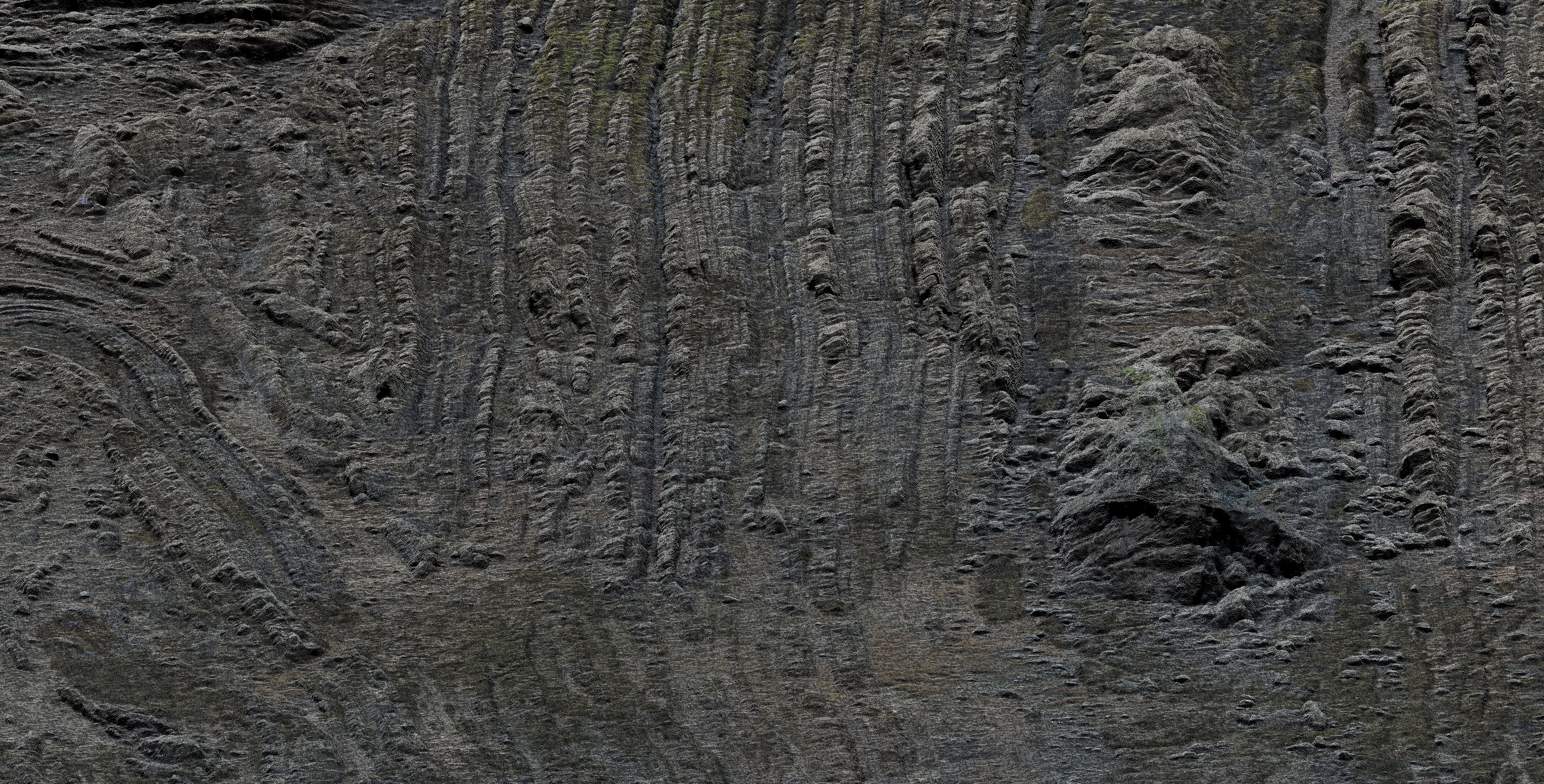 Aerial surveying to produce 3D pointcloud at Black rock