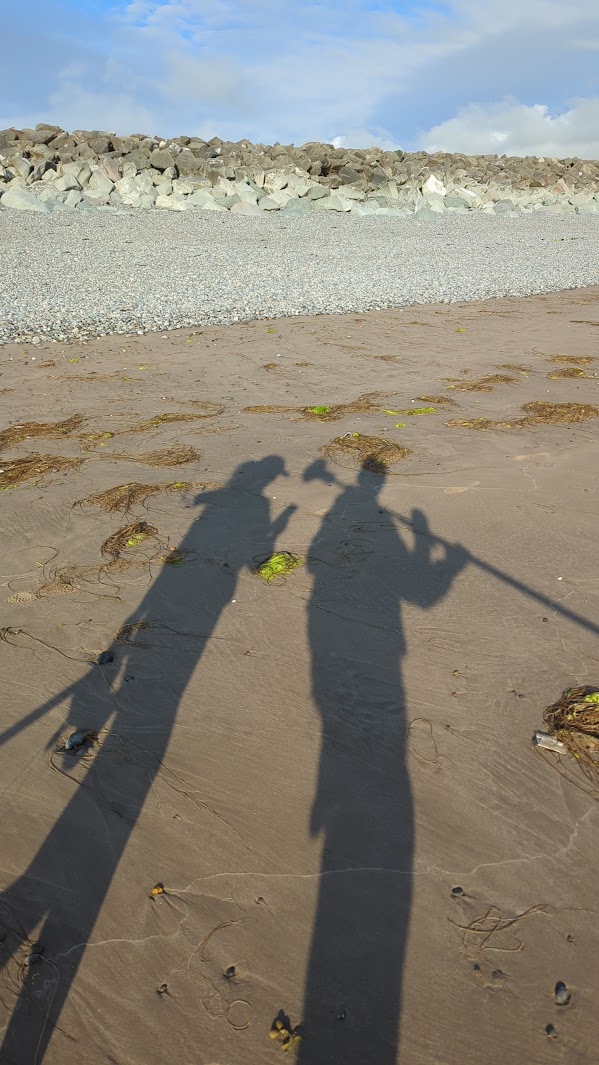 two surveyors Beach Monitoring